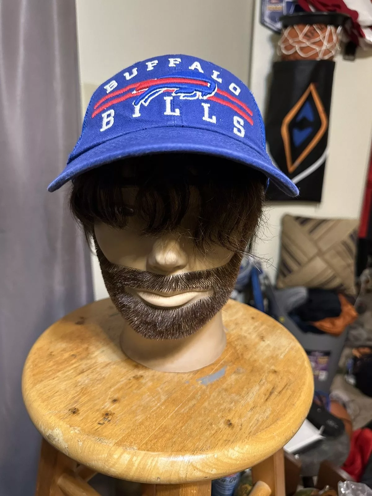 47 Brand Hats 47 Brand × Vintage Vintage NFL 47 brand Buffalo Bills trucker hat 00s Blue Streetwear