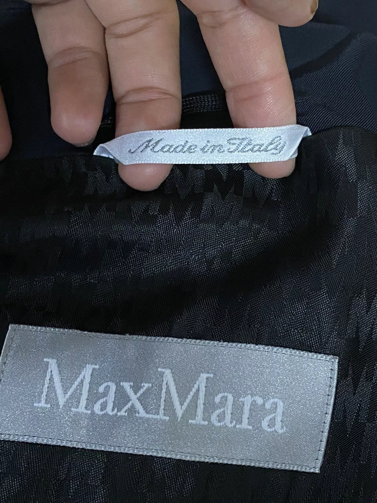 Designer Light Jackets Designer Max Mara Black Jacket Vintage