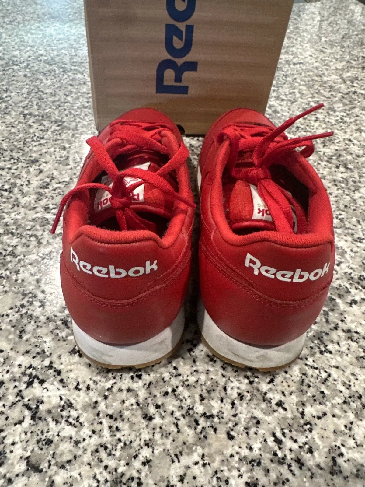 Reebok Low Top Sneakers Reebok Classic Leather Gum Red