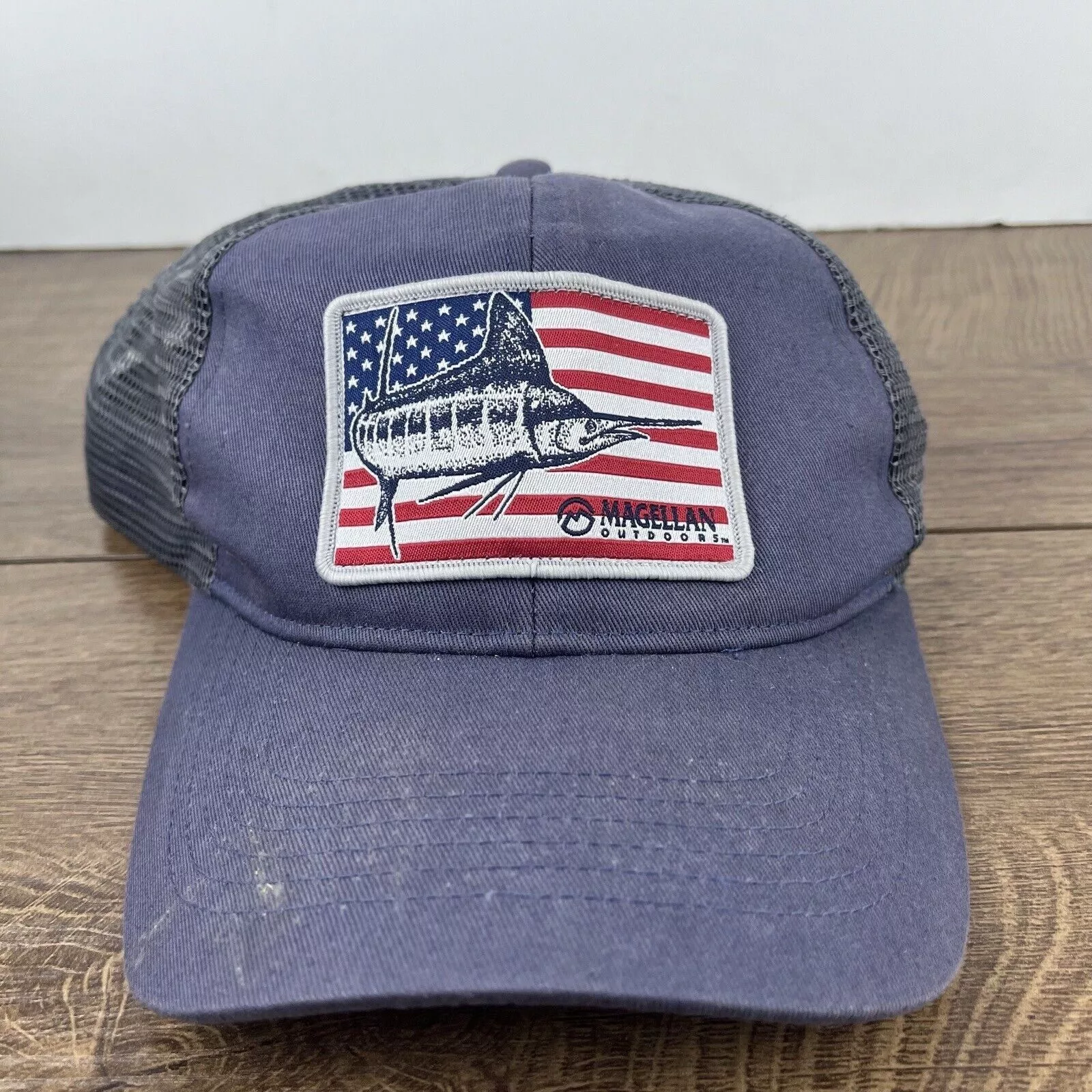 Other Hats Other Magellan Outdoors Snapback Hat Marlin Blue Adjustable Hat Bl