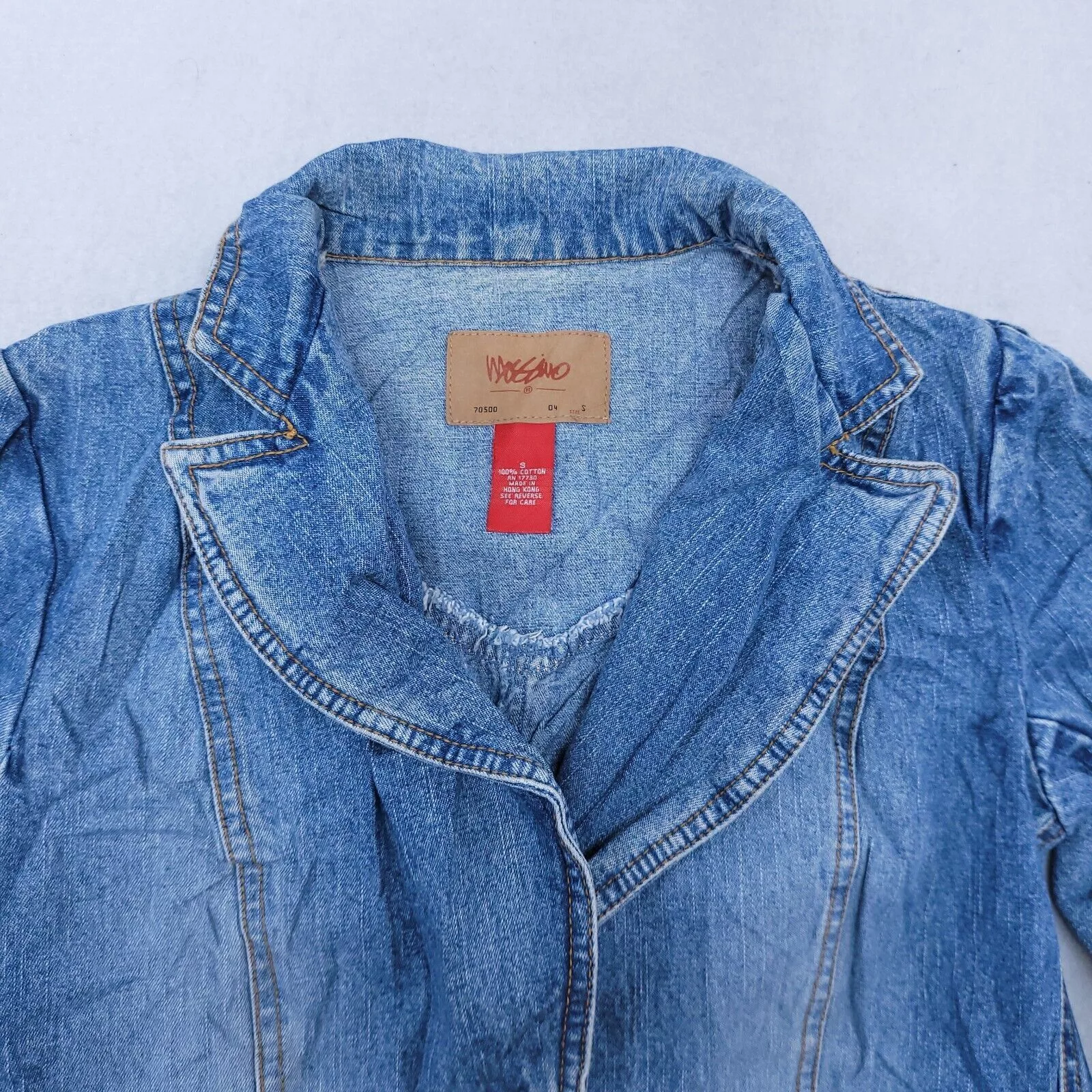 Mossimo Jackets Mossimo Casual Button Denim Jean Jacket Womens Size S Blue