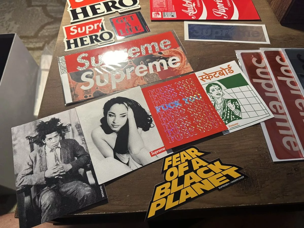 Supreme Supreme Supreme Stickers from Various Seaons Multi