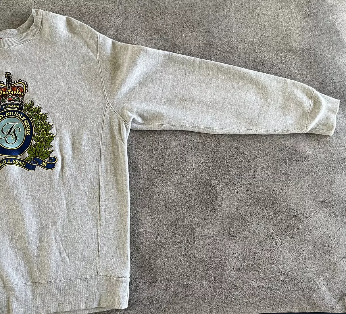 Full Send Sweaters Knitwear Full Send Nelk Boys - Canada Sweatshirt 2020 (Grey) Gray