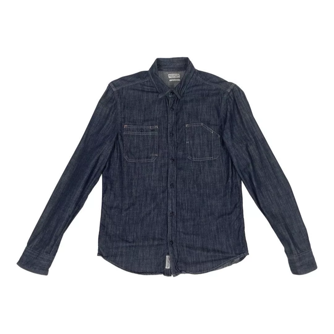 Allsaints Shirts Button Ups Allsaints Spitalfields Denim Shirt Blue
