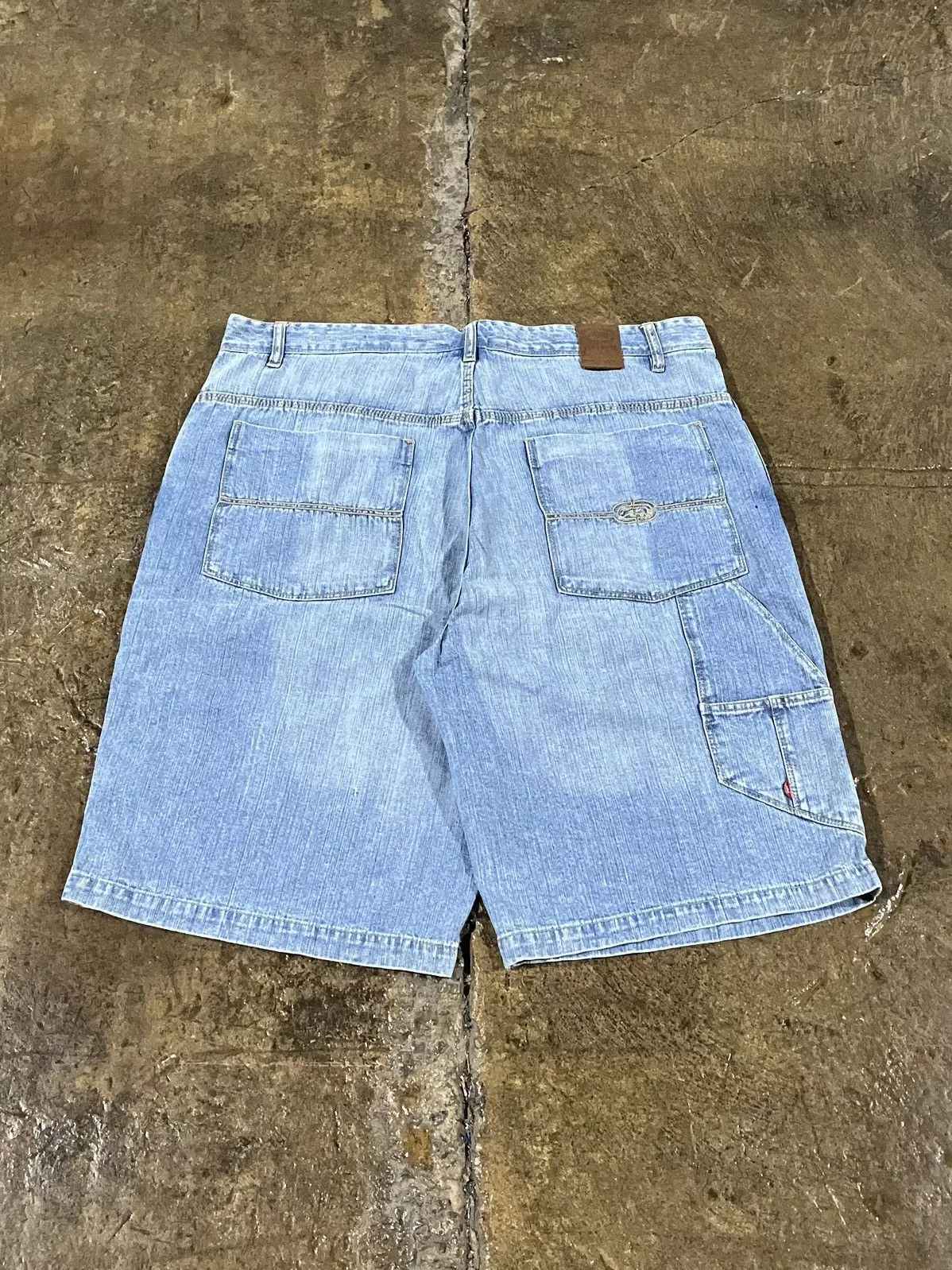 Ecko Unltd. Shorts Ecko Unltd. × JNCO × Vintage Crazy Vintage Y2K Ecko UNLTD Carpenter Jorts Skater Shorts Blue