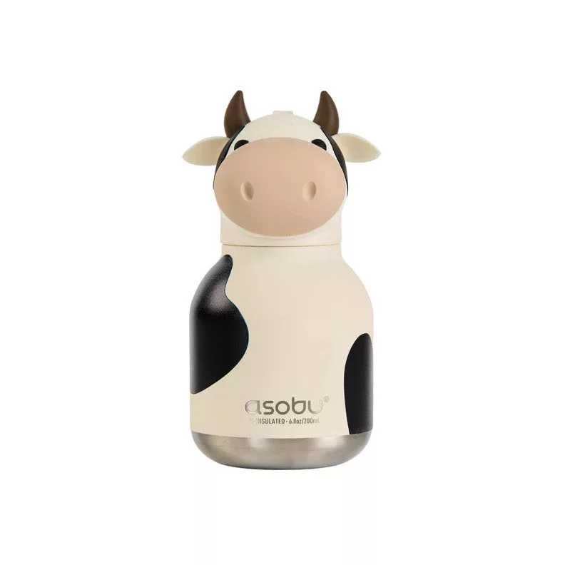 Stainless Water Bottle Mini Bestie Cow