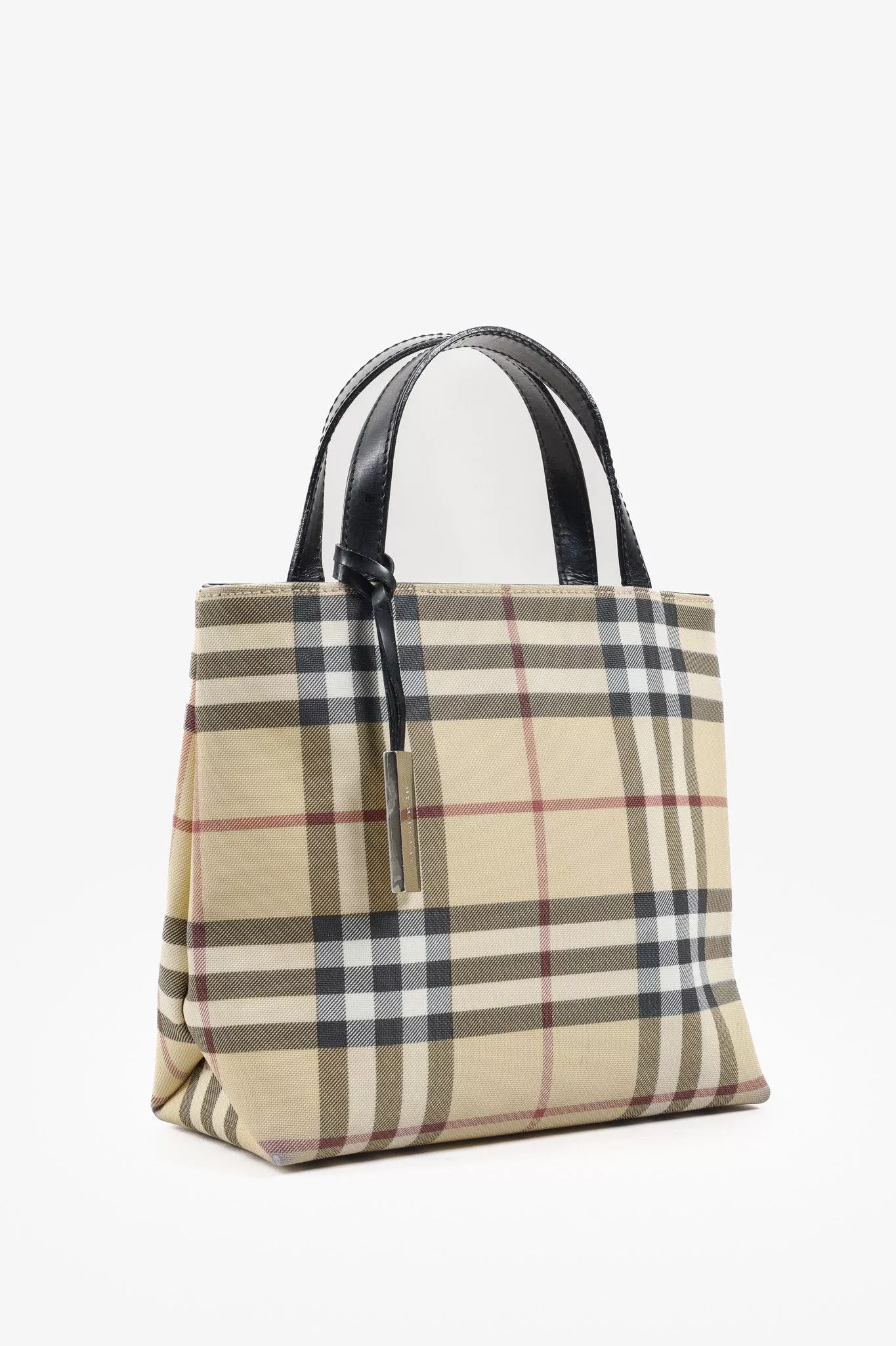Burberry Handle Bags Burberry Nova Check Mini Tote Bag Multi