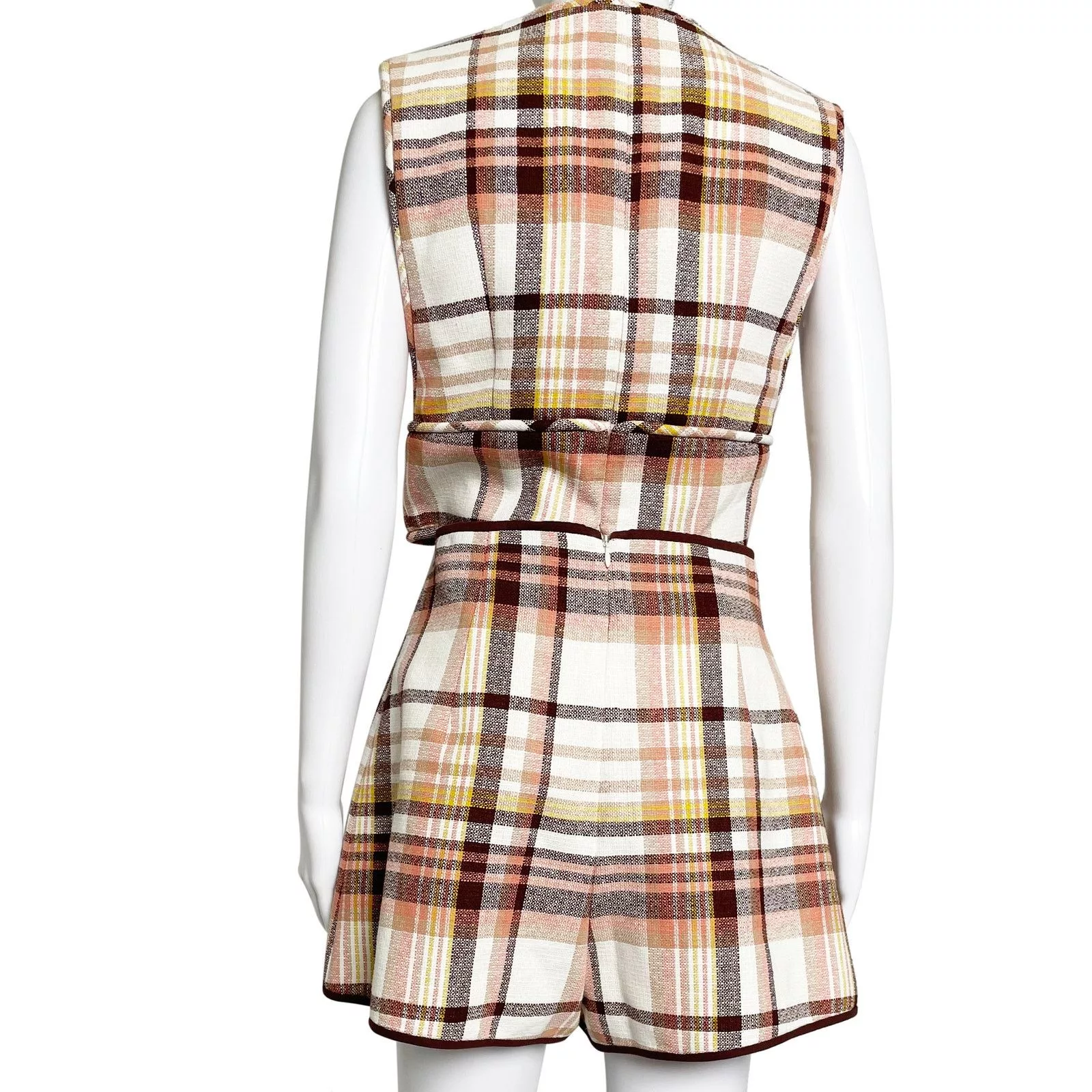 Zimmermann Bodysuits Zimmermann 2 Piece Matchmaker Check Bow Multi
