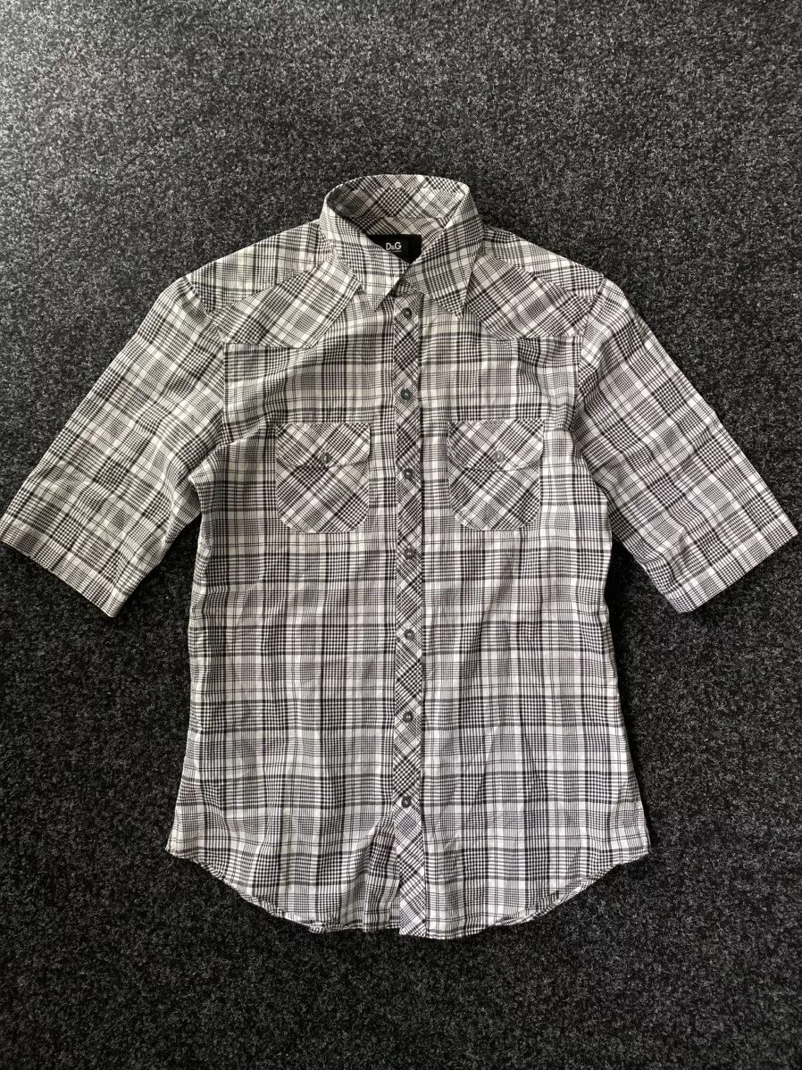 Dolce & Gabbana Shirts Button Ups Dolce & Gabbana × Vintage 🚨Vintage Dolce&Gabbana Y2K RARE Shirt Tee Brad White Avant-Garde