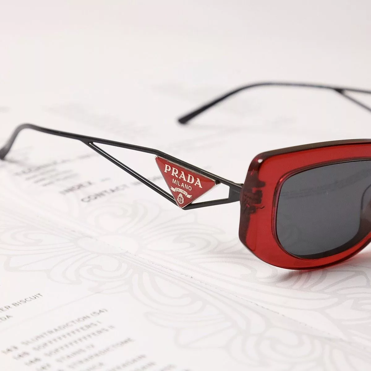 Prada Sunglasses PRADA 0PR 14YS SUNGLASSES Red