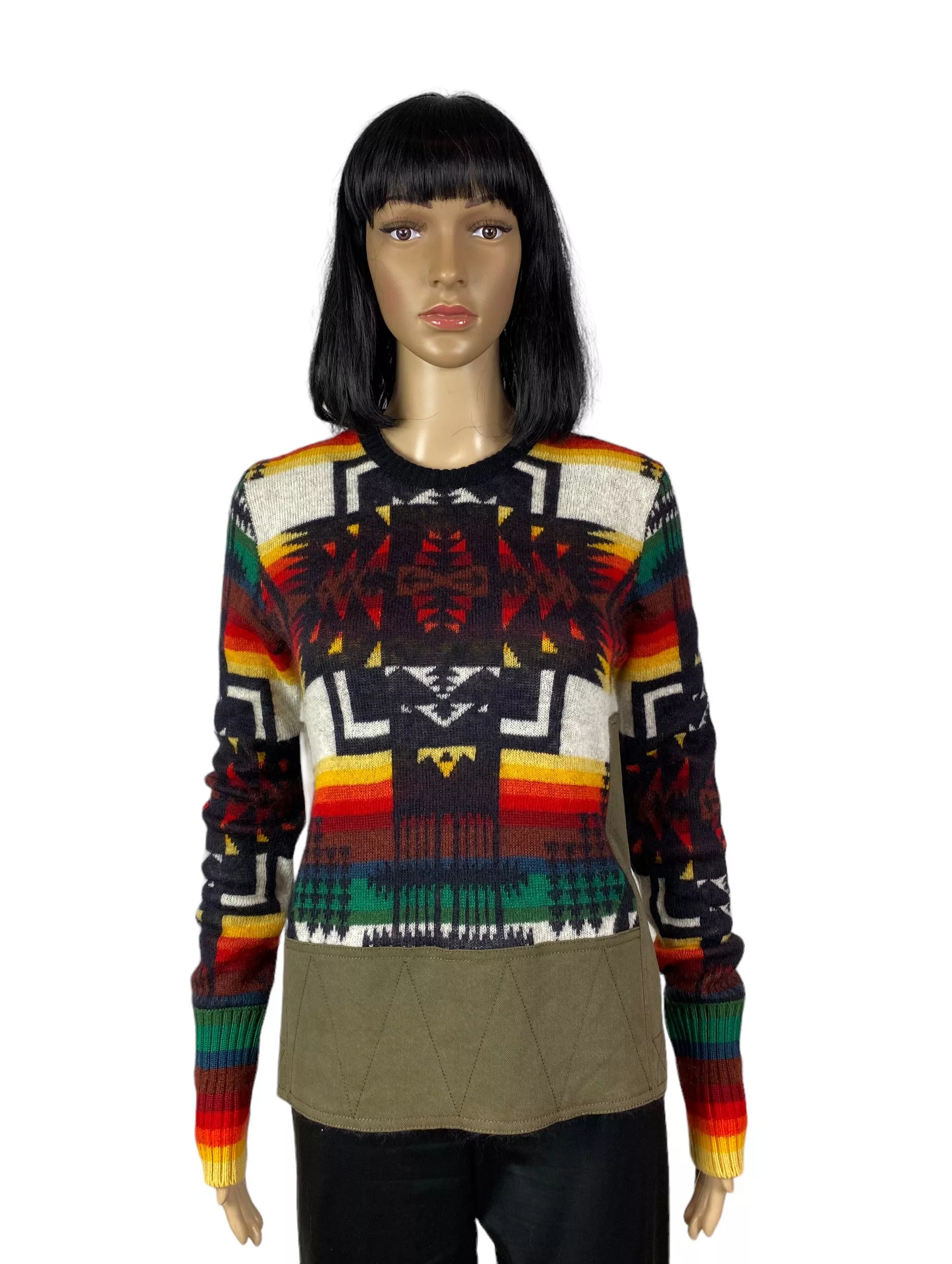 N21 Sweaters Numero 21 N21 Sweater alpaca-wool printed pullover size 38 Multi