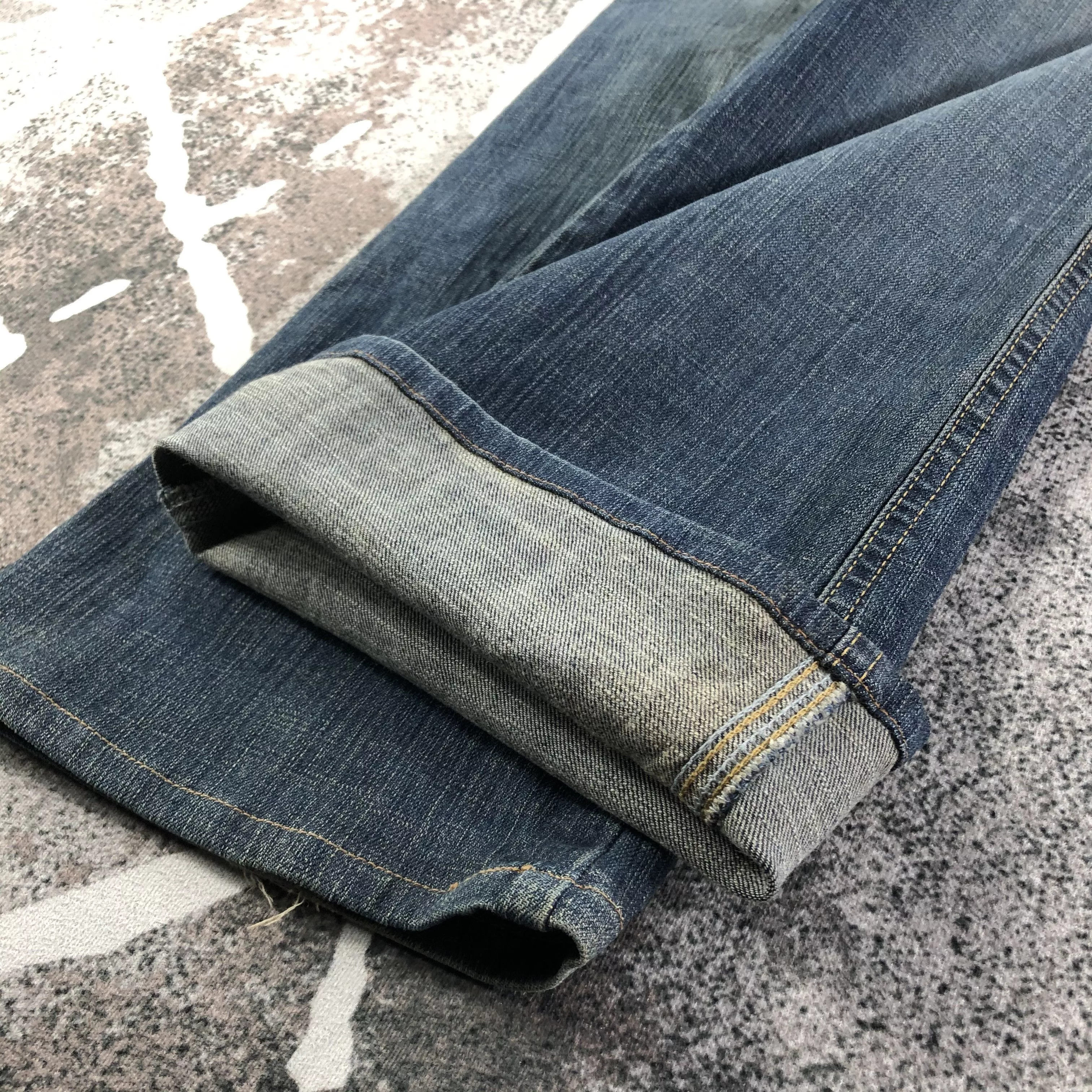 Japanese Brand Denim Japanese Brand × Vintage Et Boite Jeans Flared Denim Blue