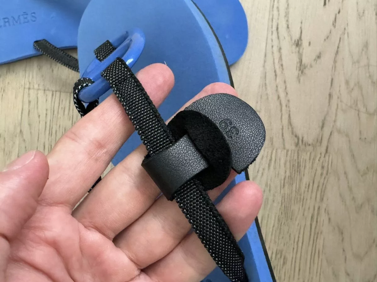 Hermes Sandals Hermes Kala sandals Blue