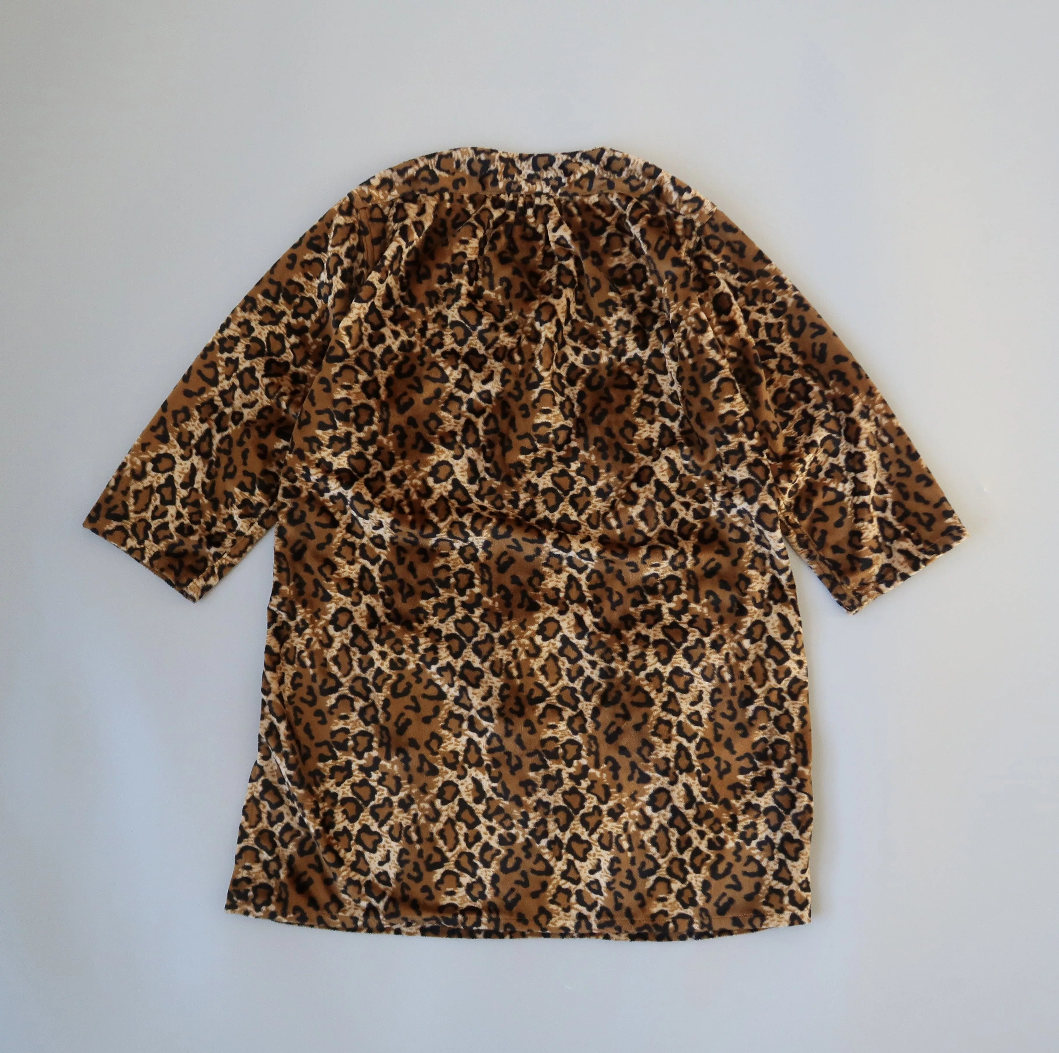 Engineered Garments Blouses FWK Engineered Garments Leopard Velour Tunic Pullover 2 Multi