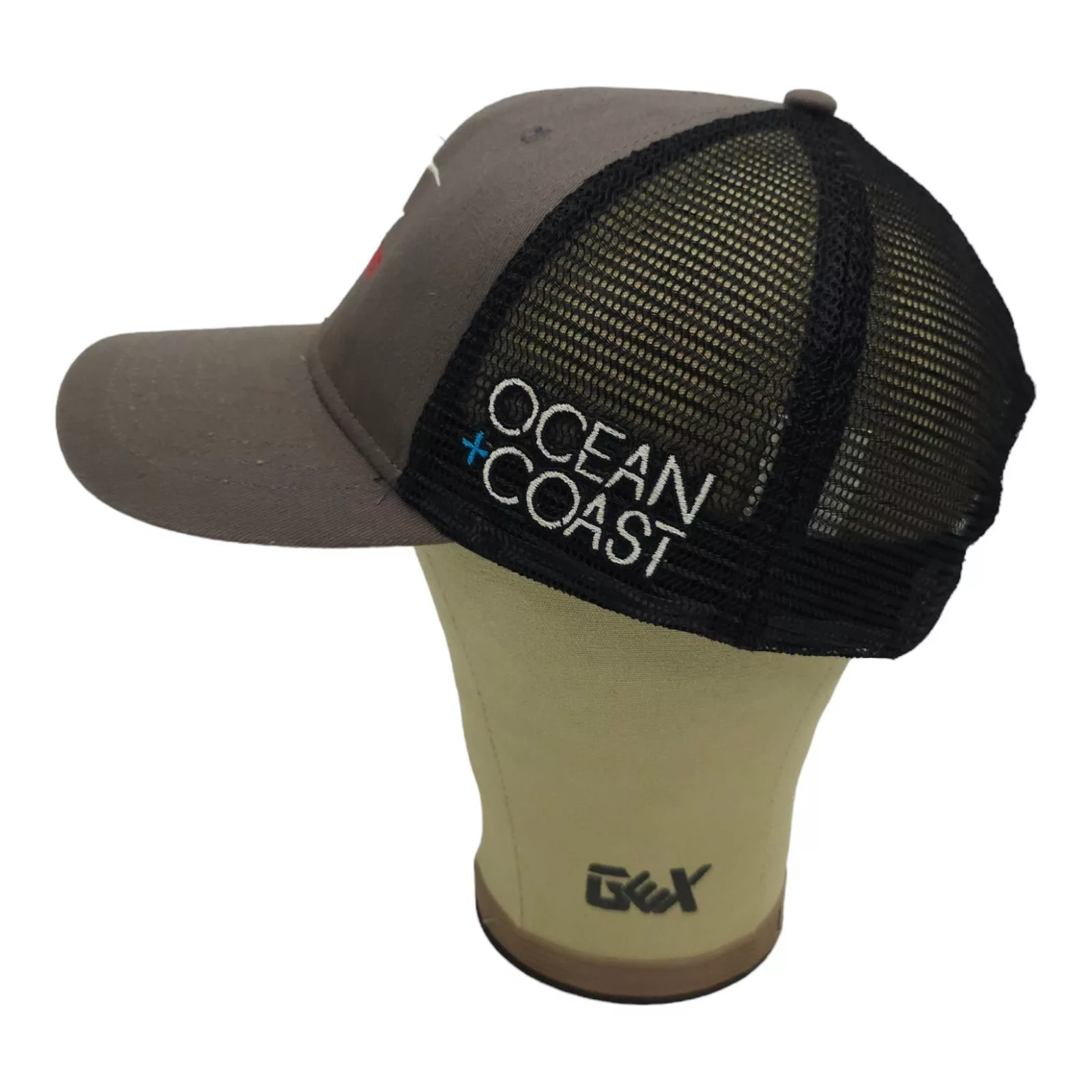 Other Hats Other Ocean Coast Embroidered Marlin Mesh Snapback Cap Trucker Gray