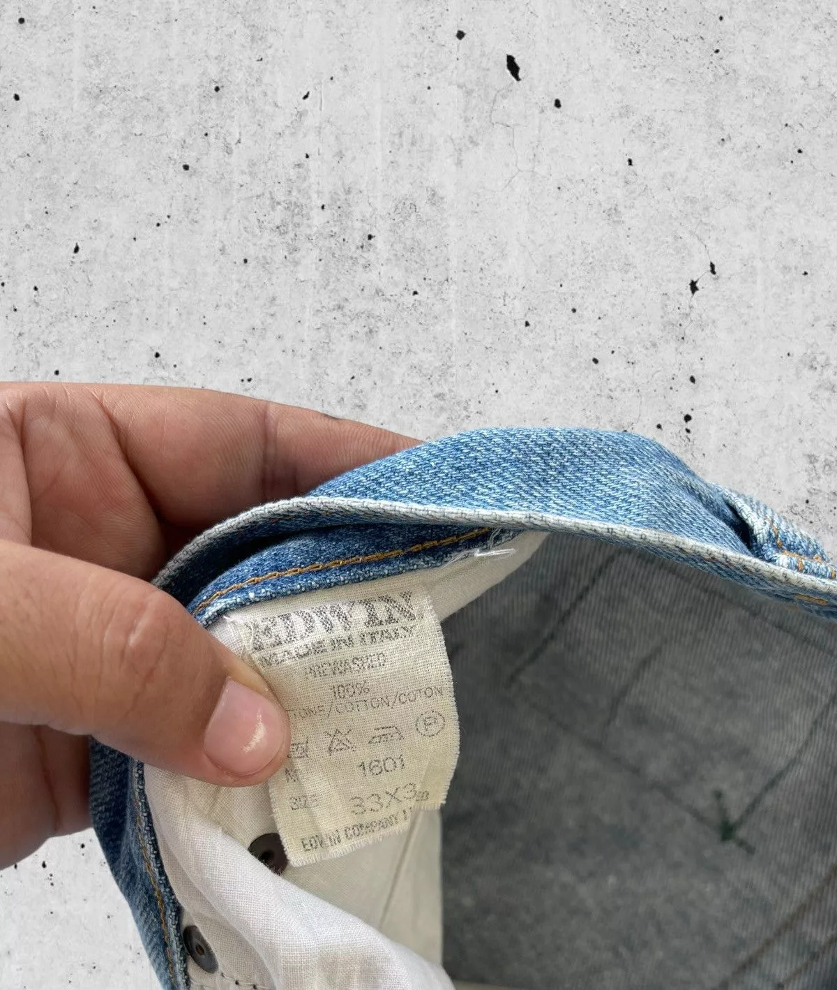 Edwin Denim 🔥 Edwin Italy Distressed Denim Vintage W31 🔥 Blue