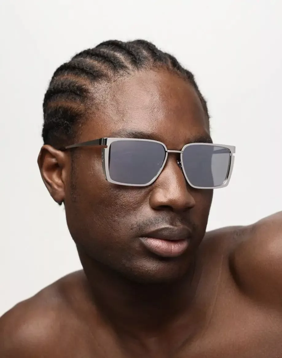 Off-White Sunglasses NEW OFF-WHITE OERI121S24MET0017272 Yoder Gray