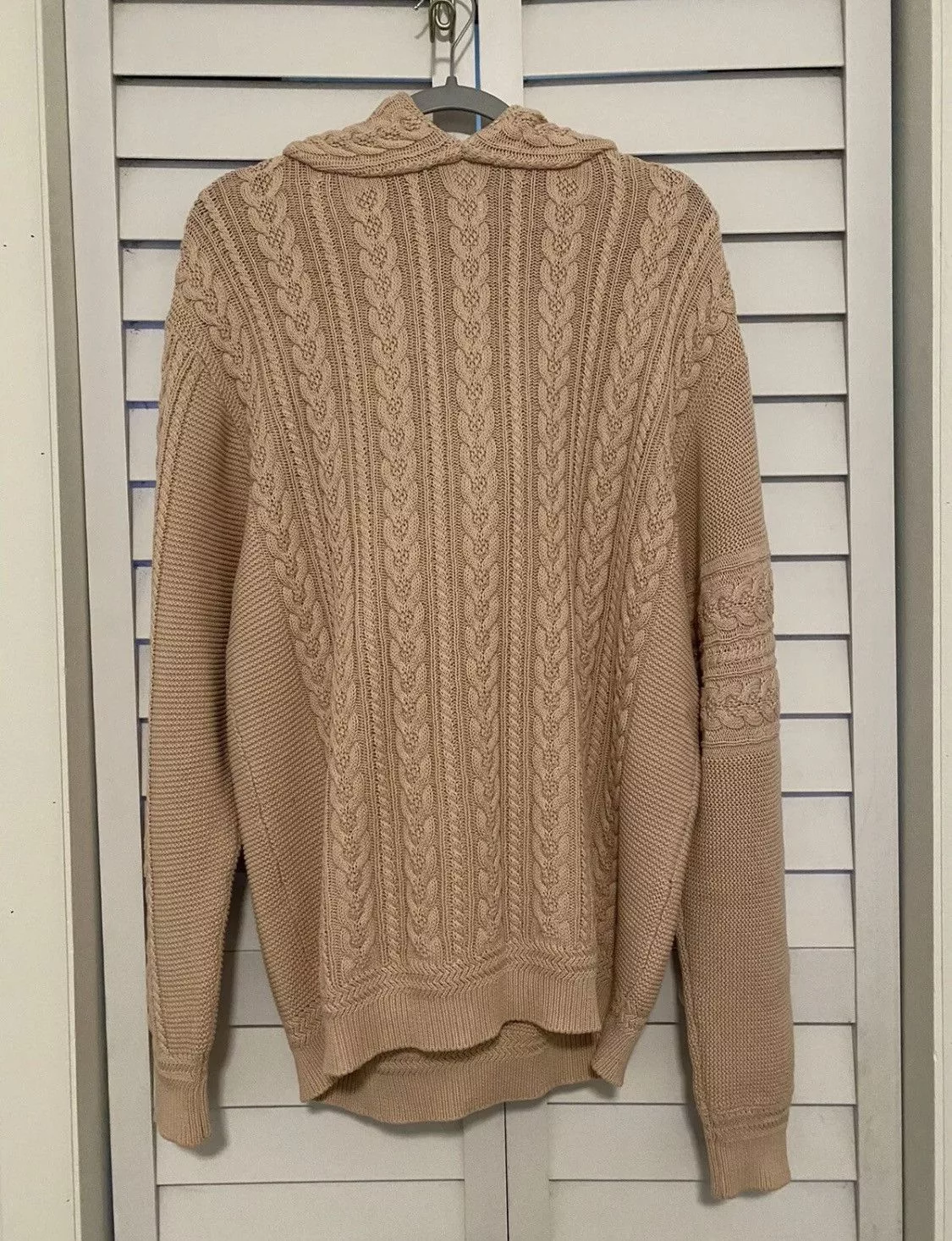 Kith Sweaters Knitwear Kith × ONES STROKE Kith x Ones Stroke Cable knit hoodie Pink