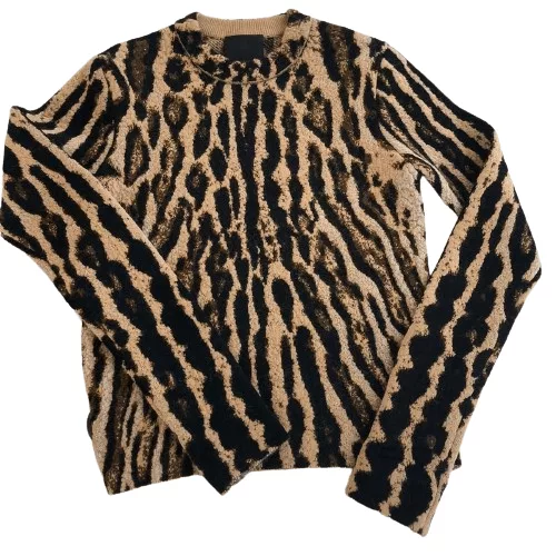 Givenchy Sweaters Givenchy o1srvl11e0724 Sweater in Leopard Multi