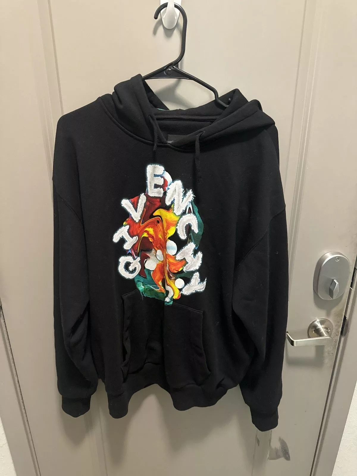 Givenchy Sweaters Knitwear Givenchy Abstract Hoodie Black