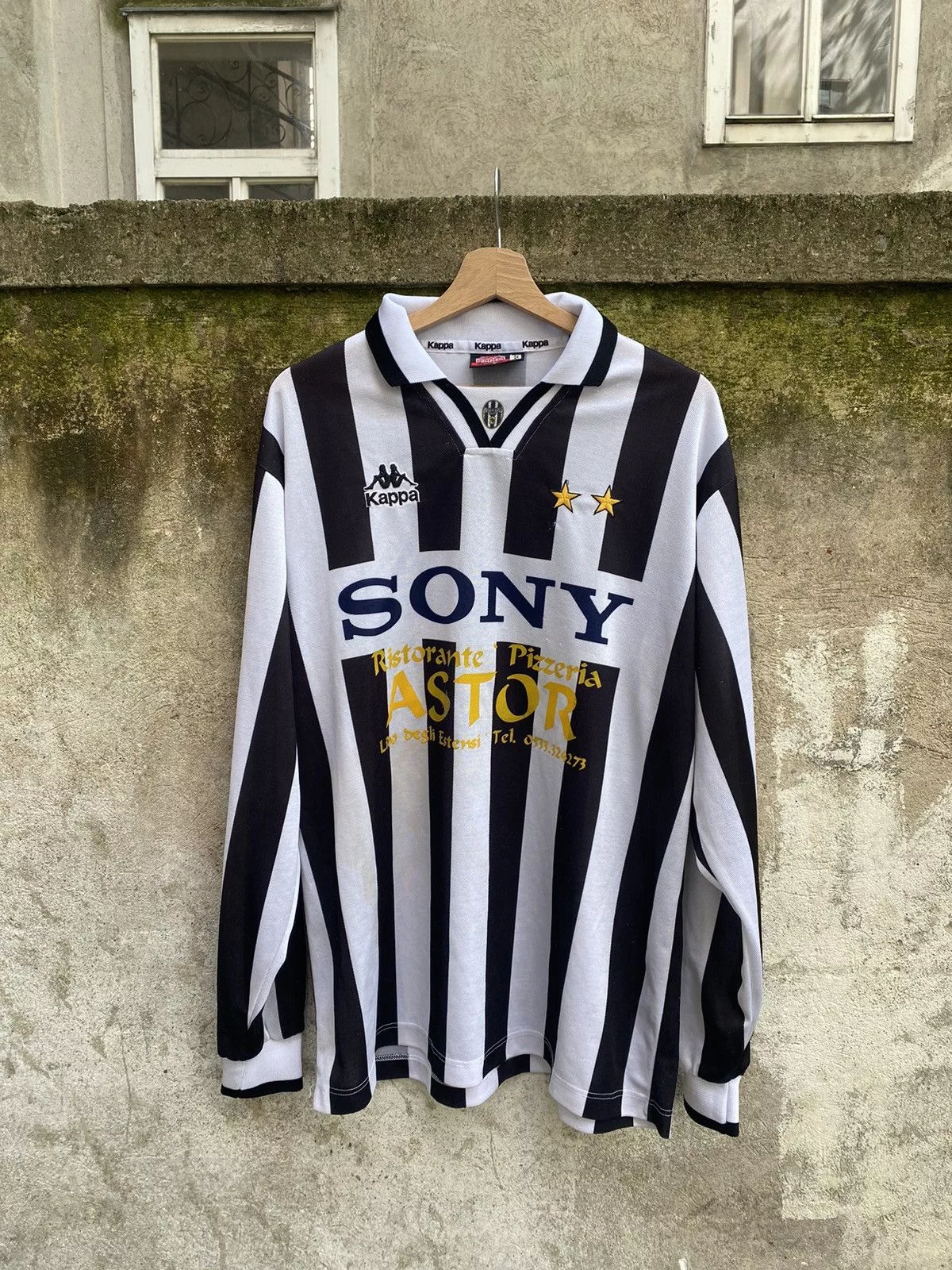 Kappa Jerseys Kappa × Vintage Vintage Juventus Kappa Jersey Black