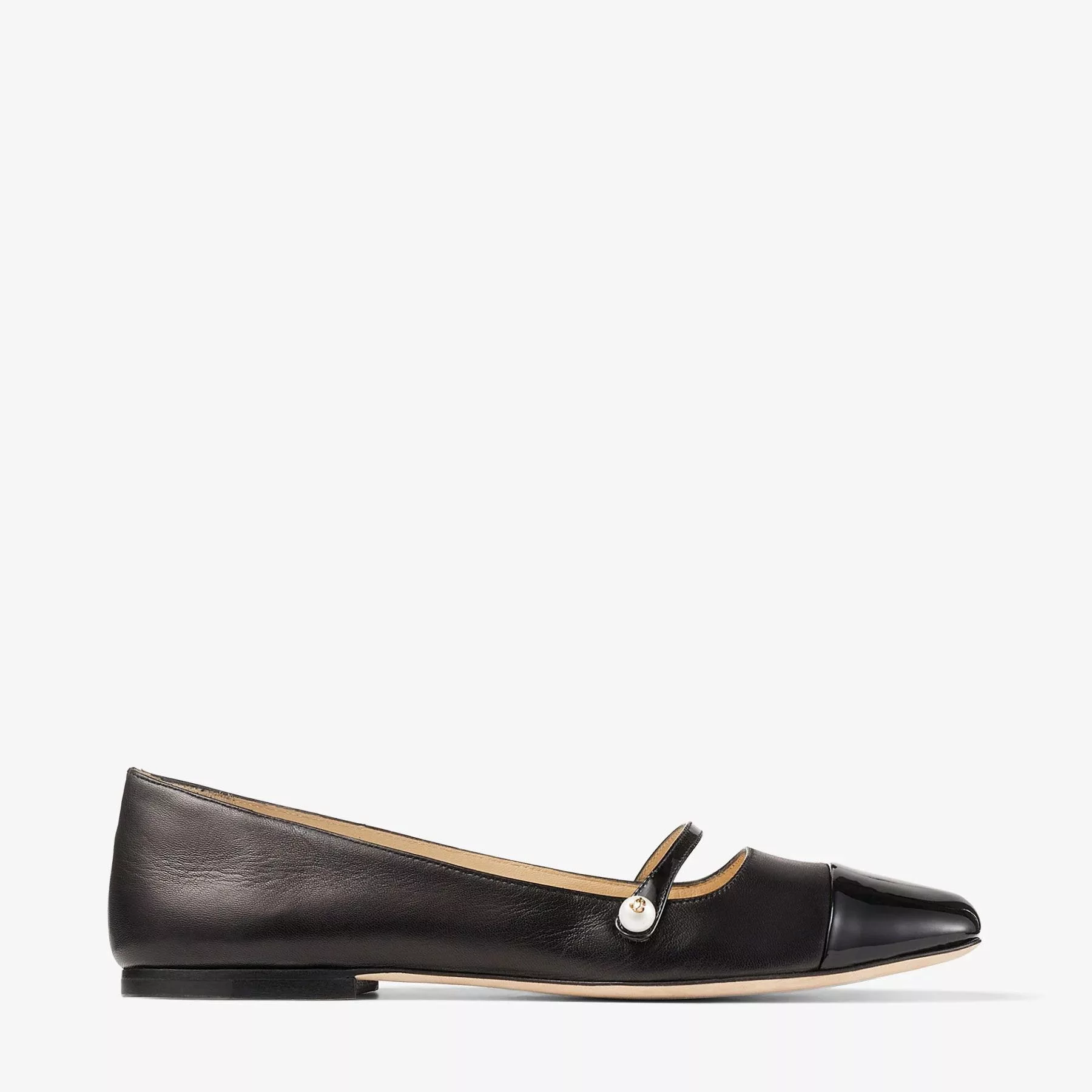 Jimmy Choo Flats Jimmy Choo o1s22i1n0724 Elisa Ballerina Flats in Black