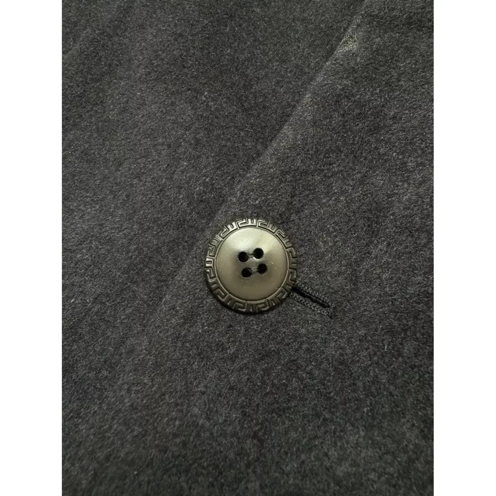Versace Heavy Coats Versace Wool Coat Grey Size 50 fit M Gray