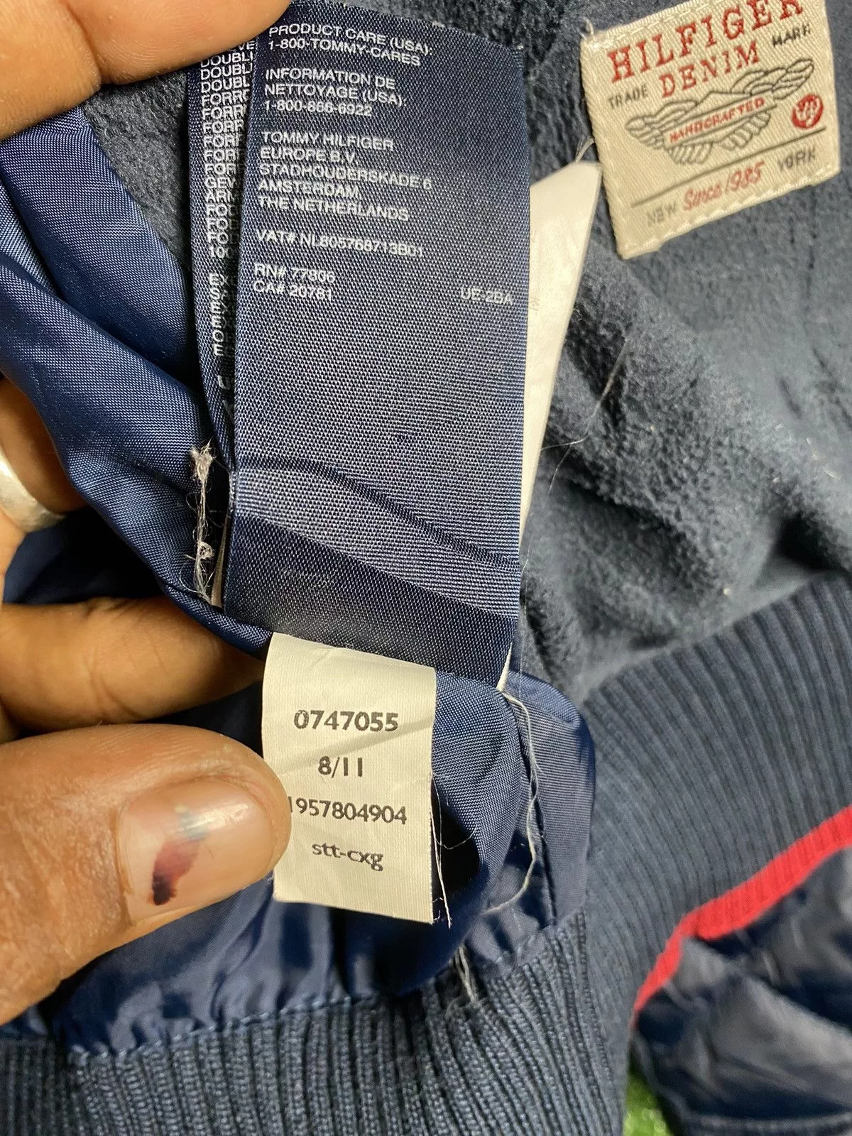 Tommy Hilfiger Light Jackets Tommy Hilfiger TOMMY HILFINGER QUILTED DOWN JACKET Blue Streetwear