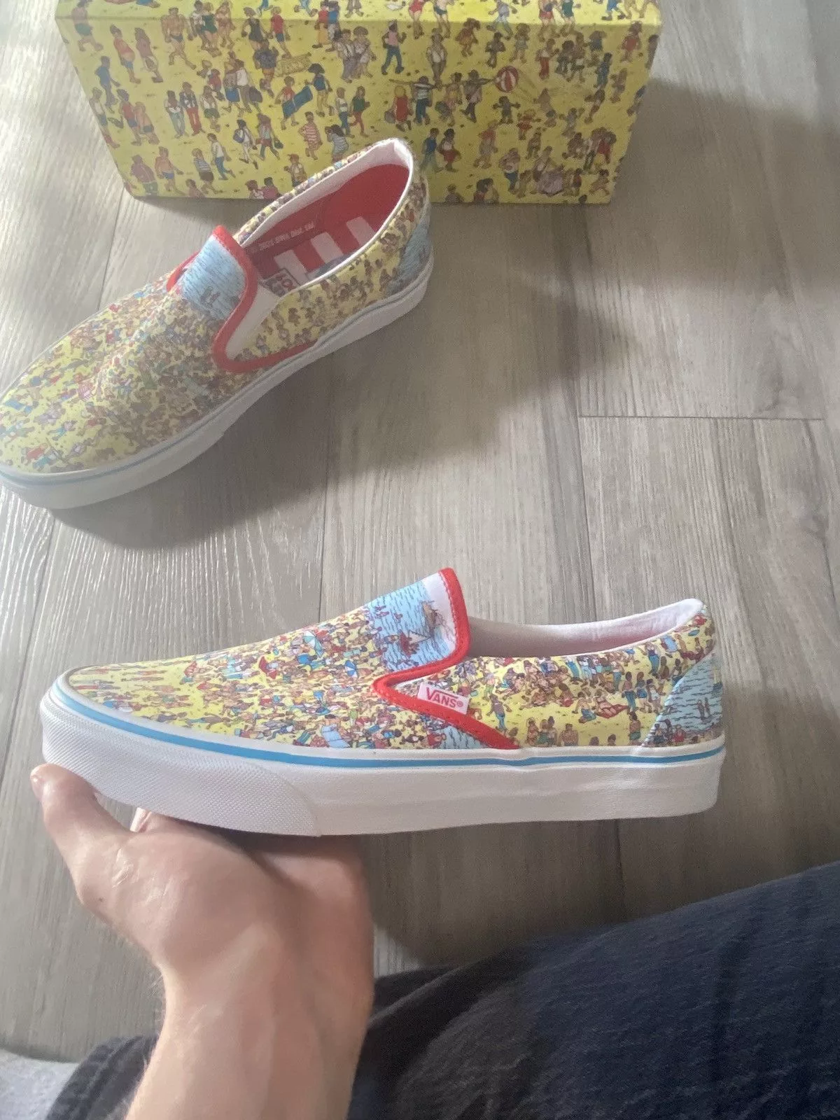 Vans Slip Ons Vans (Where’s Waldo) beach colour way Multi