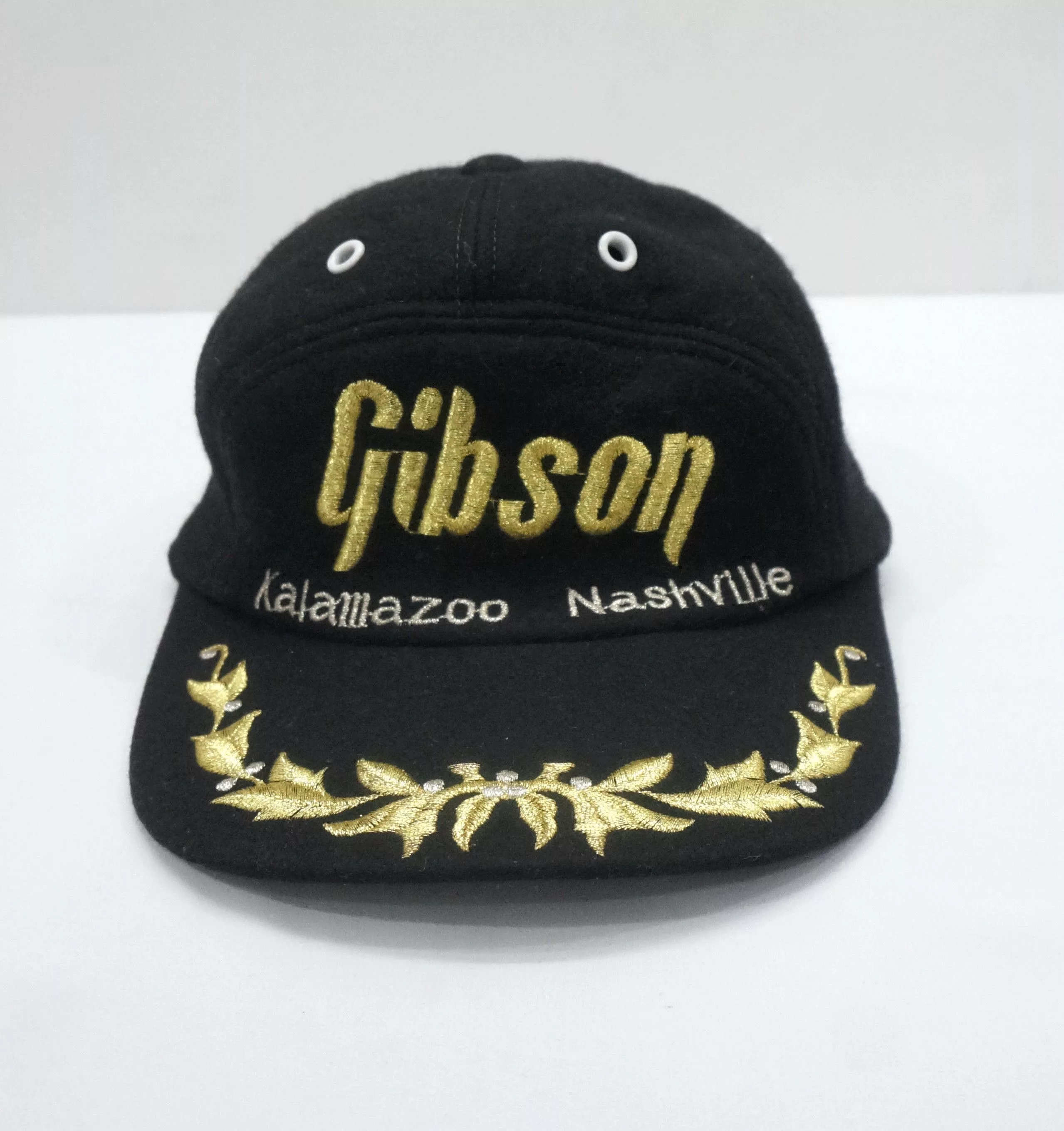 Vintage Hats Rare Vintage 80s GIBSON Wool Cap Black