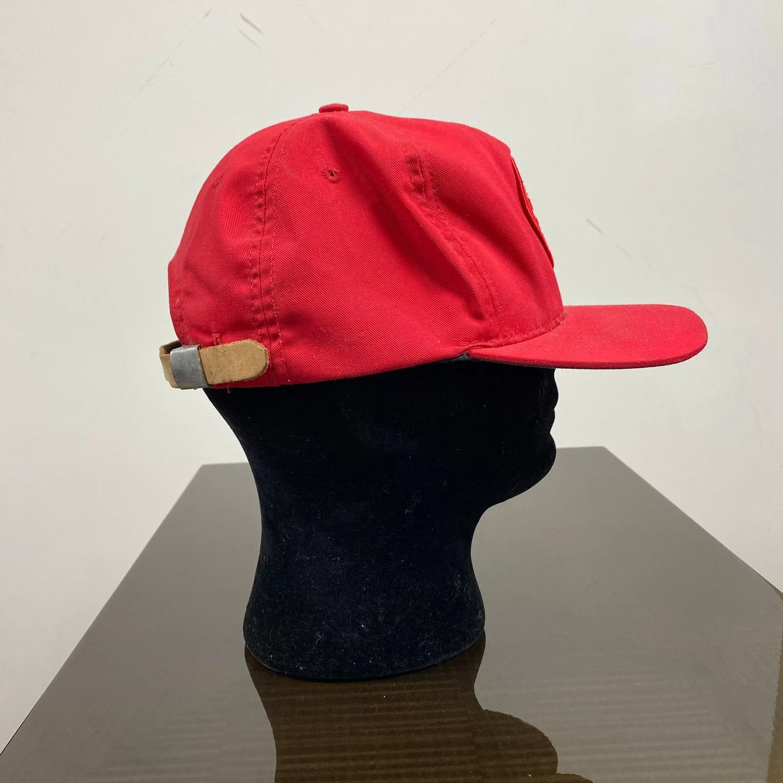 Topo Designs Hats Topo Designs Ranger Hat Leather Strap Adjustable Red