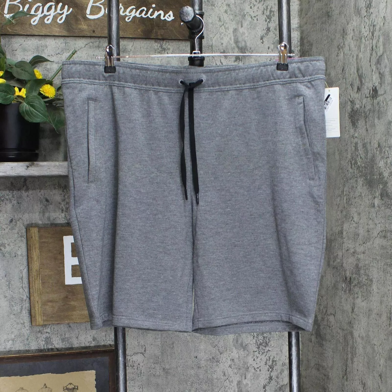 Designer Shorts Designer NWT All In Motion Men's Soft Gym Shorts 9" 87226092 Gray 2XL