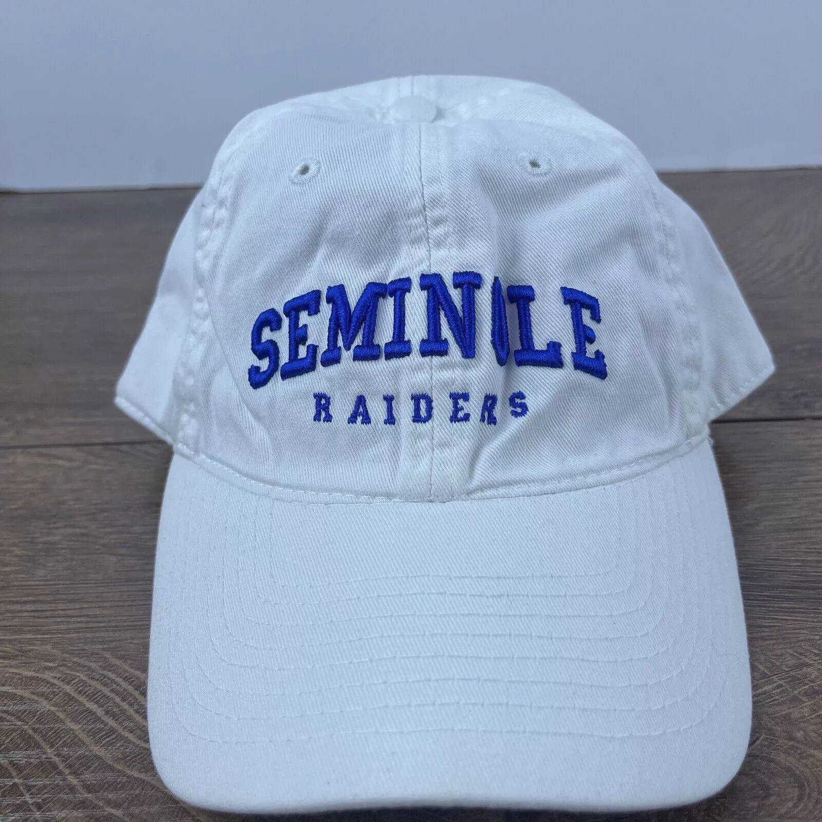 Other Hats Other Seminole Raiders Hat White Hat Adjustable White Adult Size H
