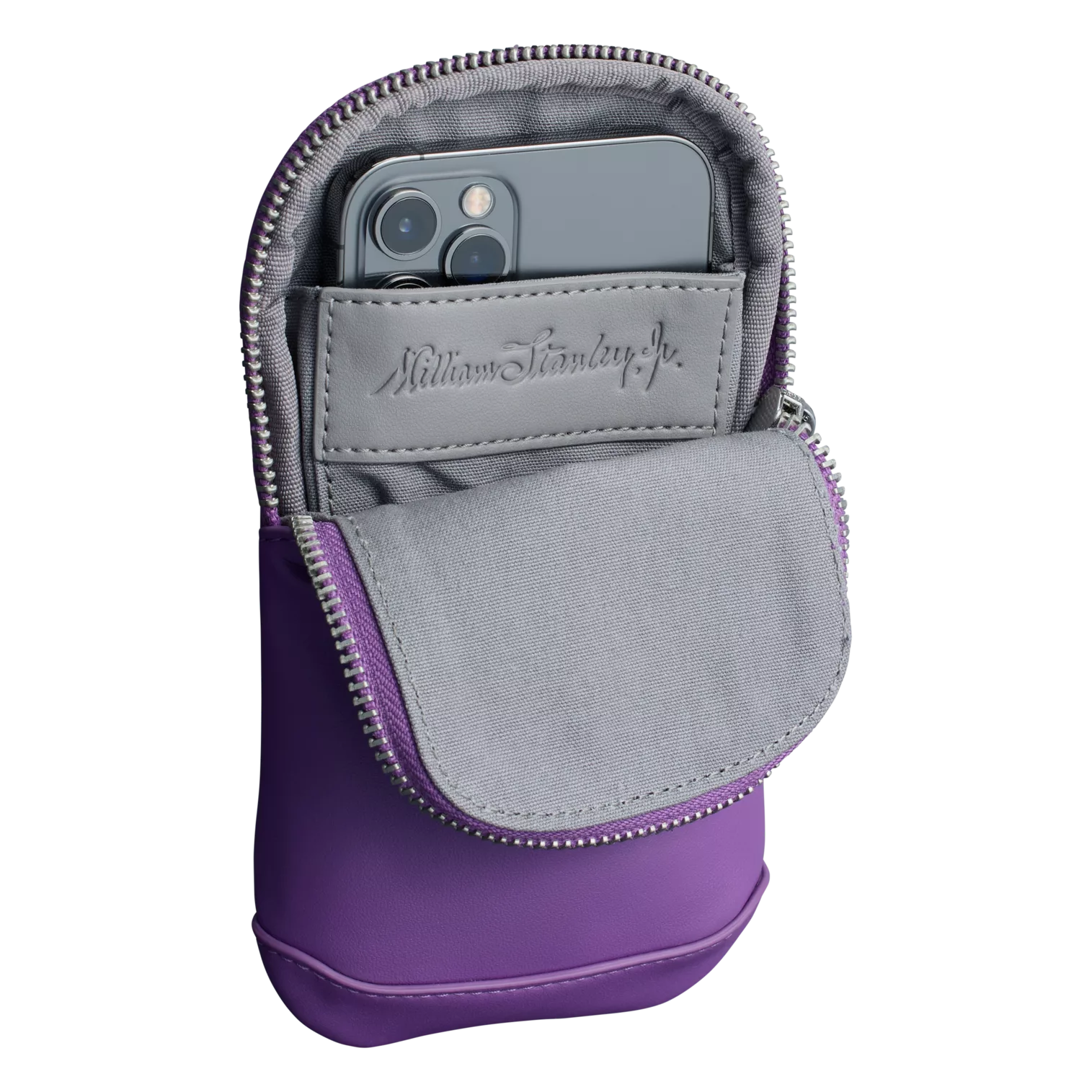 The Stanley Cross Bottle Midi Phone Keys Wallet Case In Lilac Purple