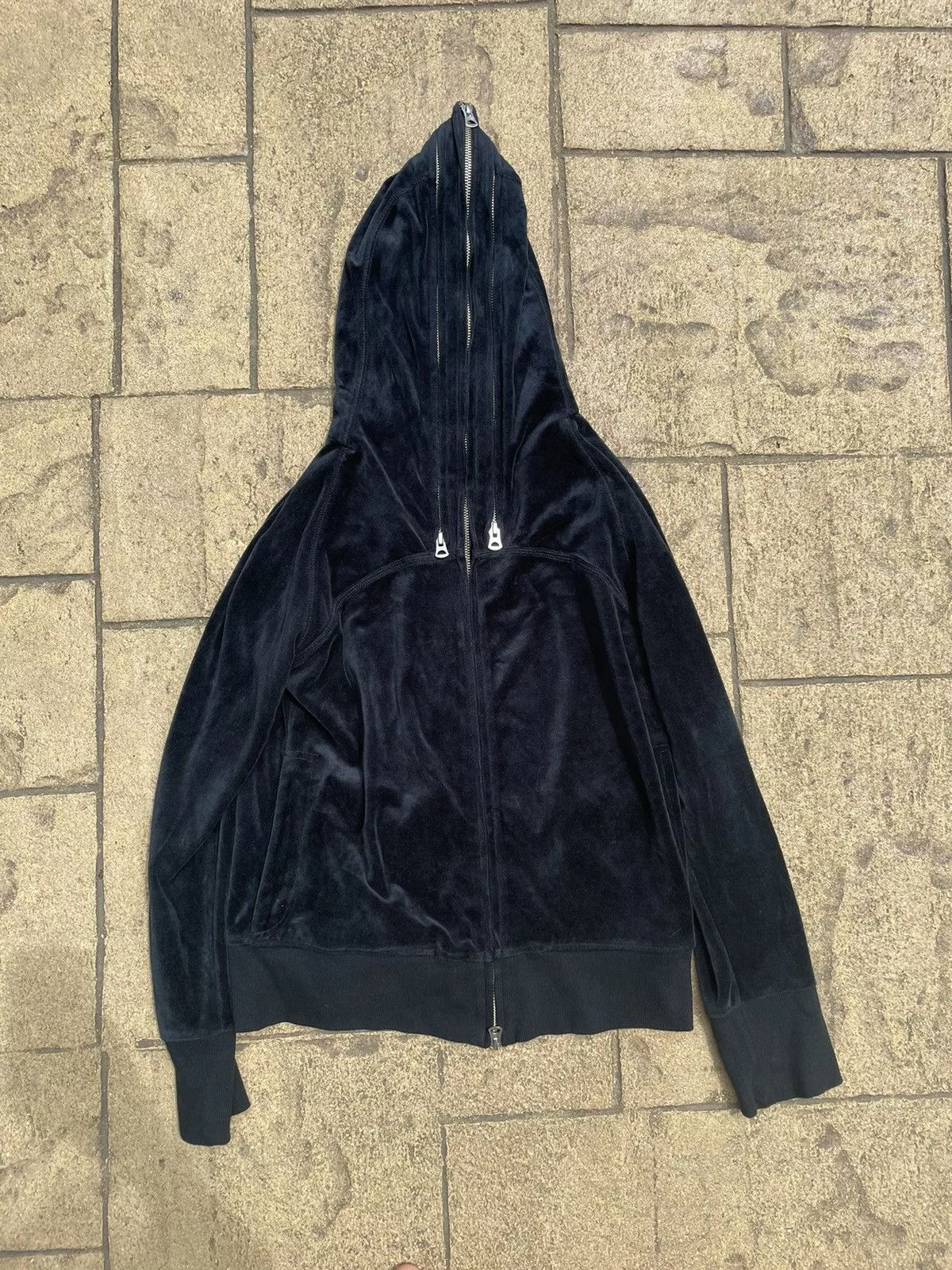 PPFM Sweatshirts Hoodies PPFM × Seditionaries PPFM Monster Multi Zip Hoodie Velvet Black Medium