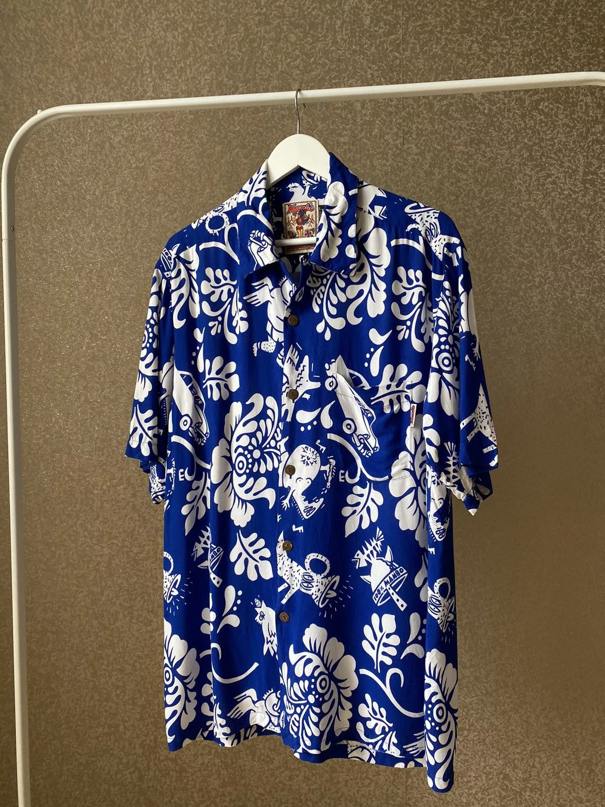 Mambo Shirts Button Ups Mambo × Vintage Mambo Shirt Vintage Hawaii Blue