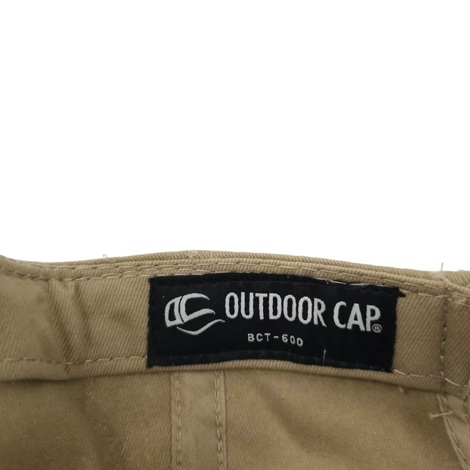 Other Hats Other McCarty King Construction Embroidered Logo Strapback Cap Beige