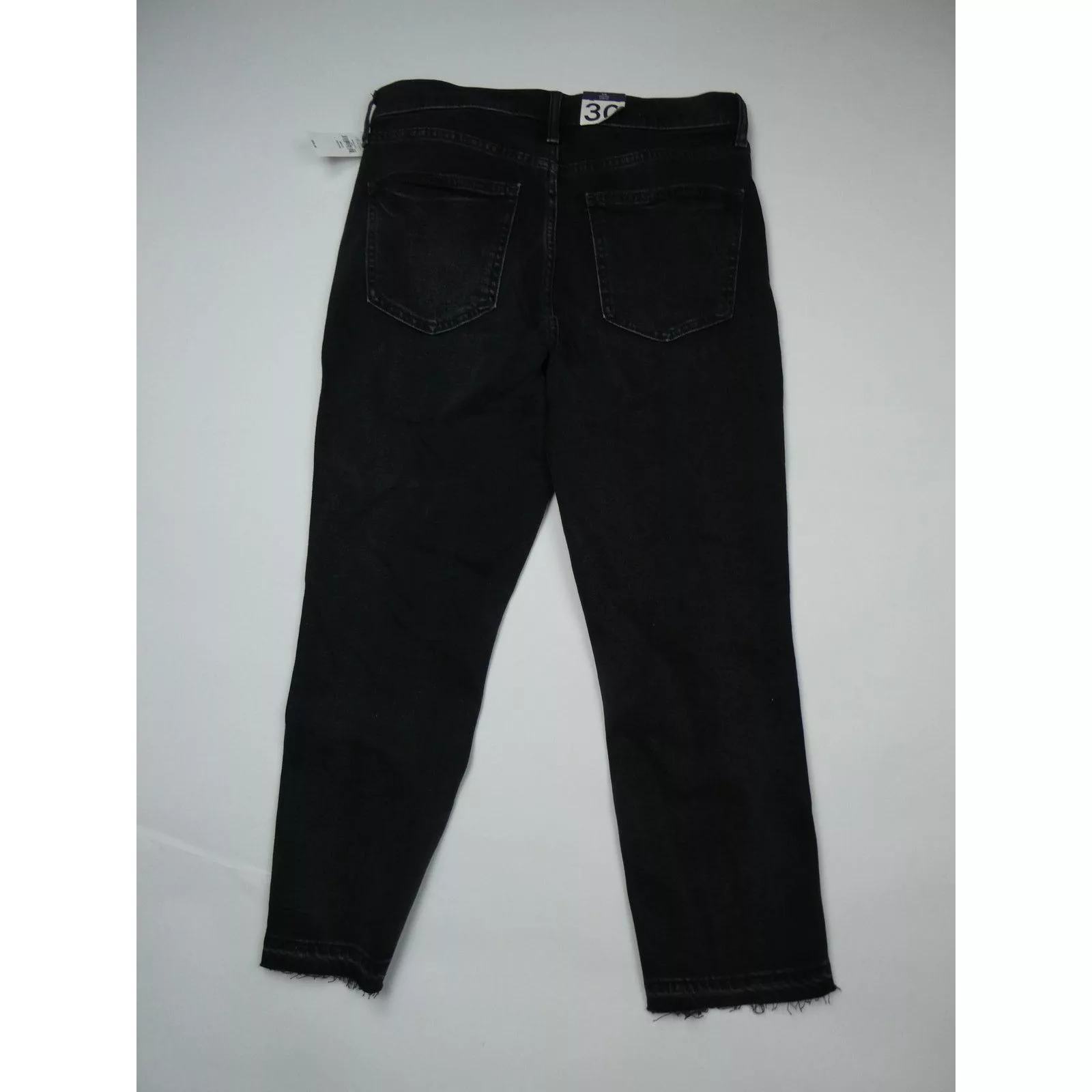 Gap Jeans GAP cropped slim high rise stretch jeans, size: 30/10P black