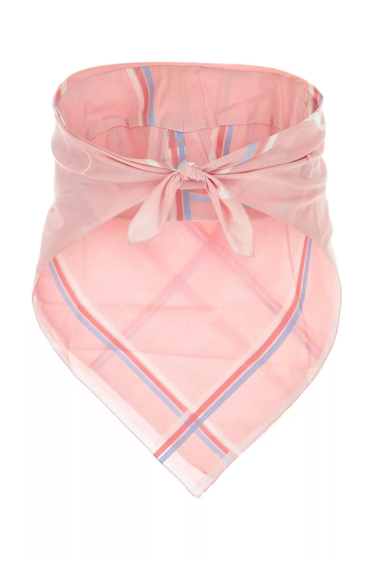Prada Polos Prada Pink Cotton Top Multi