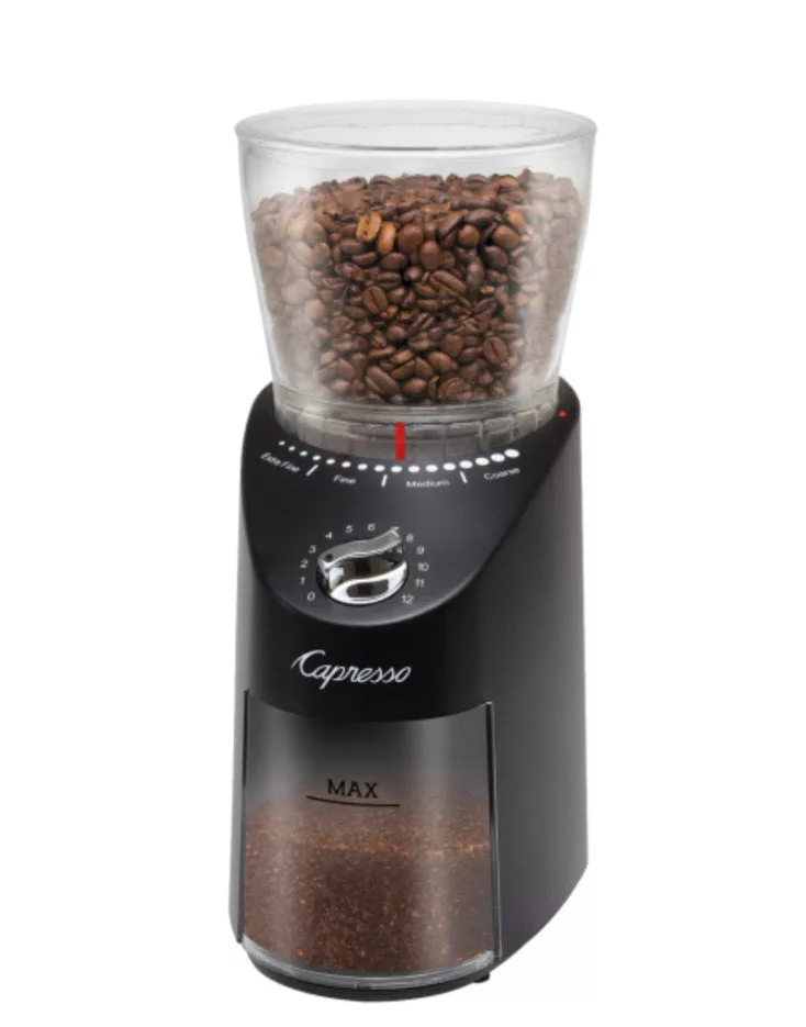 Infinity Plus Conical Burr Grinder Black