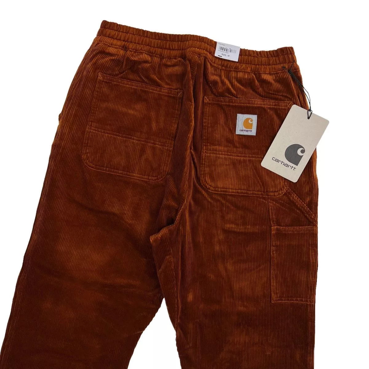 Carhartt Wip Casual Pants Carhartt WIP Flint Corduroy Trousers ‘Brandy Rinsed’ Orange