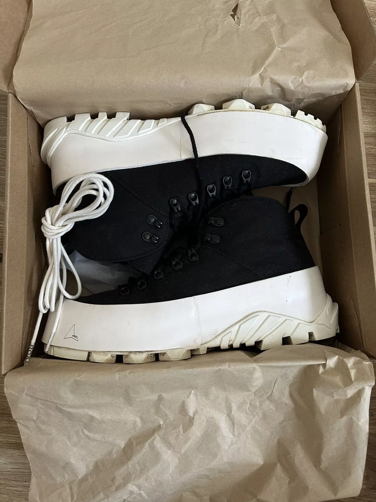 ROA Boots ROA CVO Black-White Hiking Winter Boots EU45