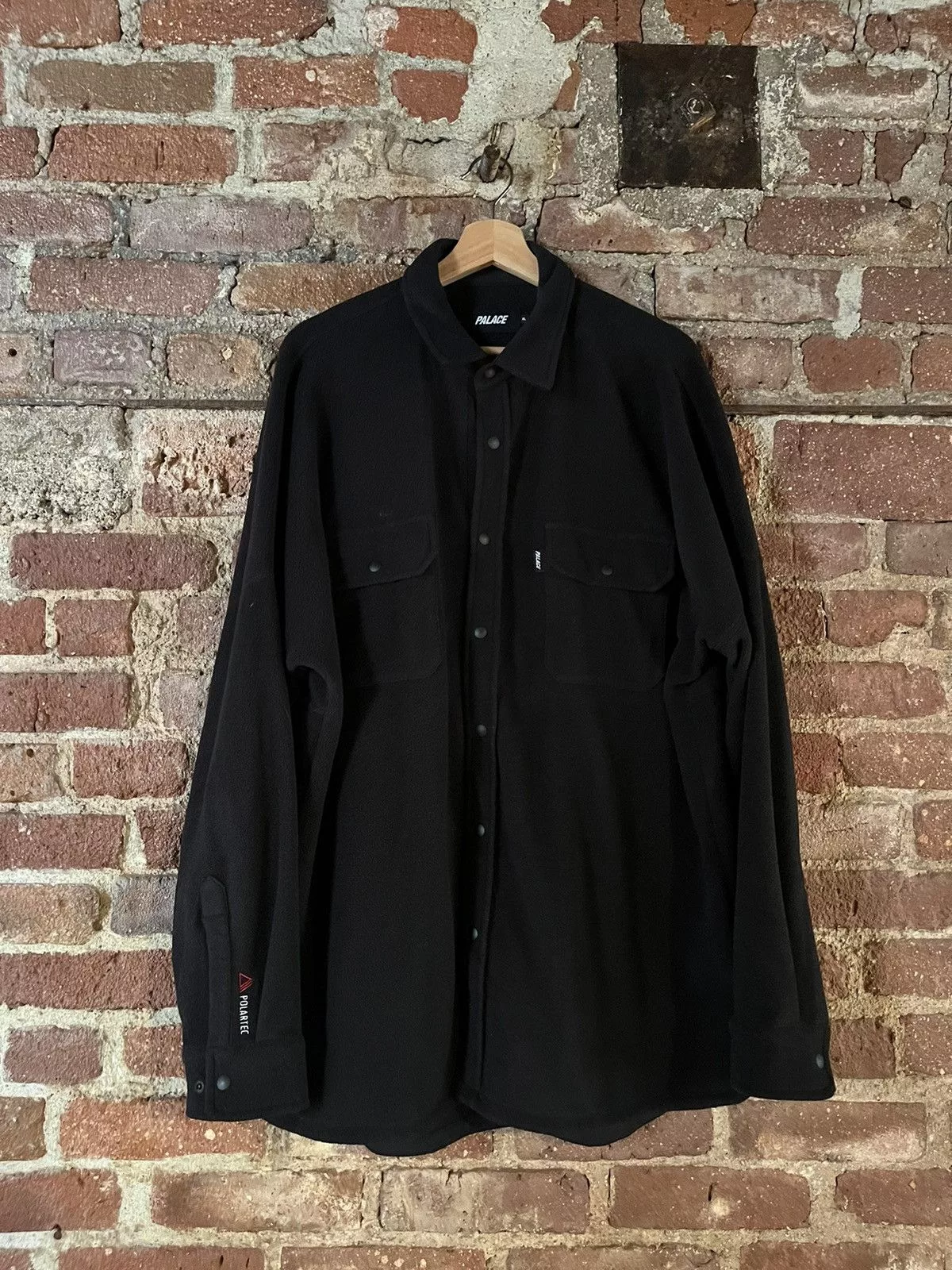 Palace Shirts Button Ups Palace Polartec Fleece Black