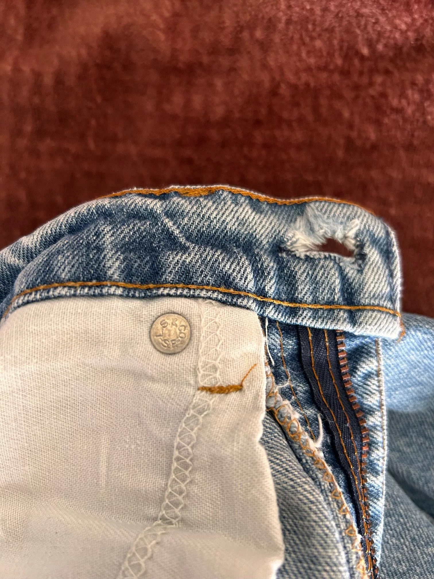 Levi's Denim 1983 Jeans Levi's 509 made USA/SF orange tab Blue