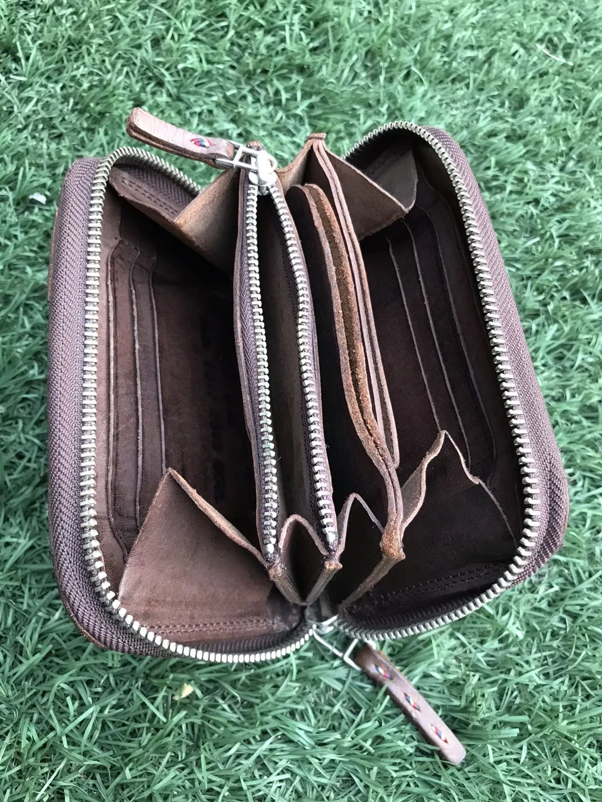 Genuine Leather Wallets Genuine Leather × Handmade × Redmoon Leather Wallet Redmoon TOKISADA Made in Japan Brown