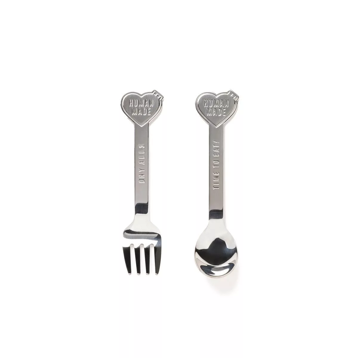 Human Made Miscellaneous Human Made Heart Spoon & Fork Set Multi