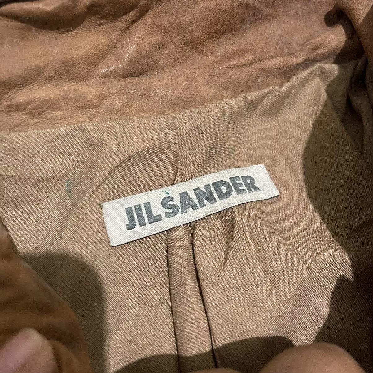 Jil Sander Leather Jackets Jil Sander Leather Jacket Brown