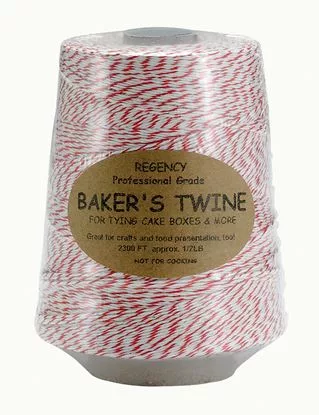 Bakers Twine 1.5 Lbs Red and White