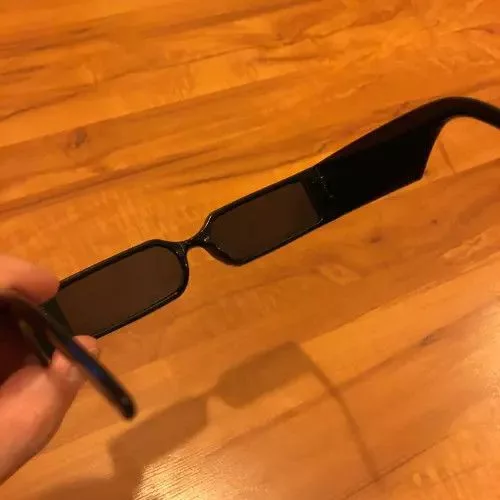 Designer Sunglasses Designer Small Frame Rectangle Fashion Sunglasses Black Streetwear