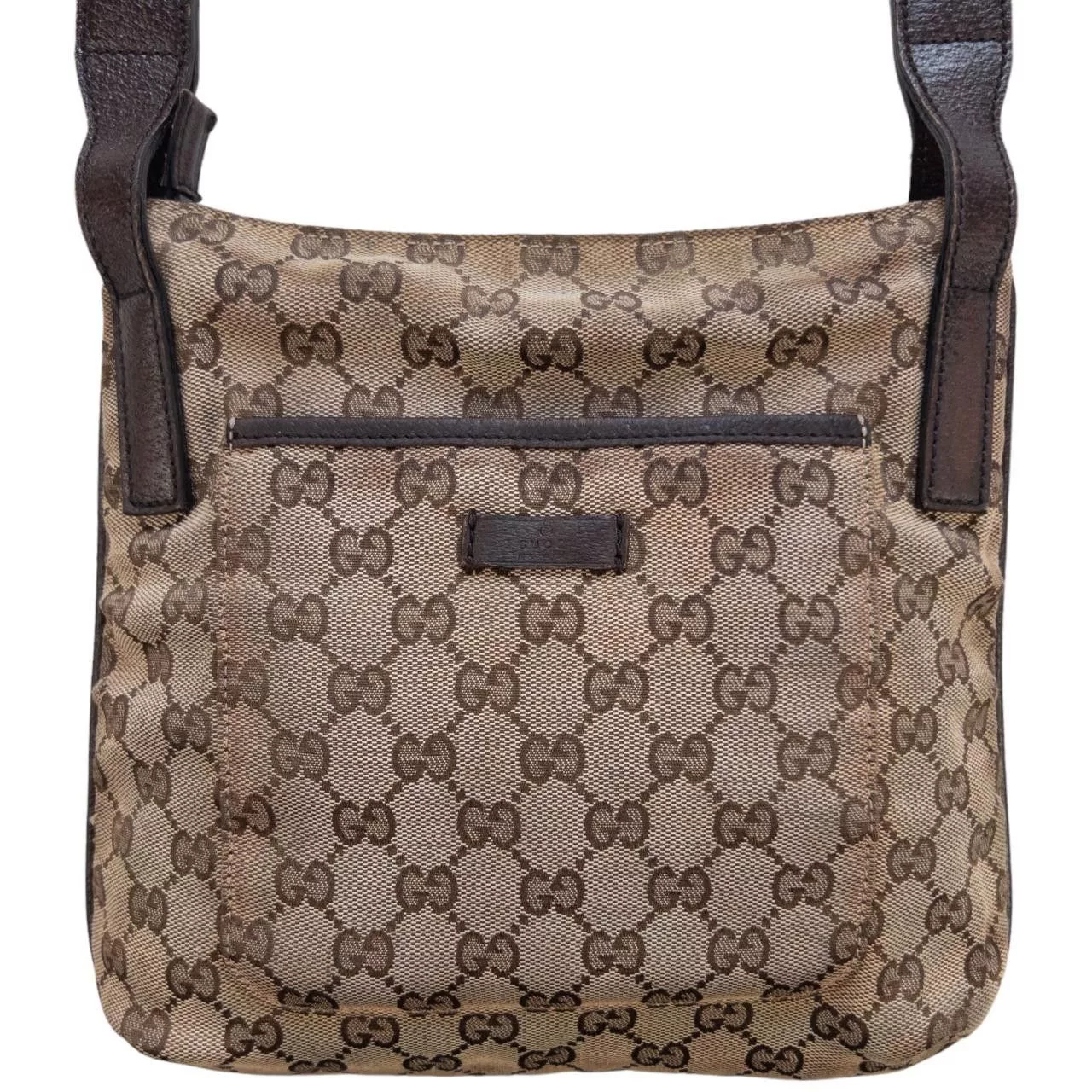 Gucci Bags Luggage Vintage Gucci Monogram Cross Body Bag Brown